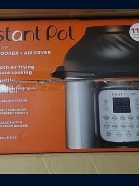 Instant Pot Duo Crisp + Air Fryer - Silver